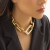 Exaggerated Necklace: Personal Hip-Hop Style Accessory, Vintage and Bold Chunky Chain Necklace