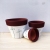 Factory Direct Sales Flower Pot Macaron Color Red Pottery Flower Pot Succulent Flower Pot