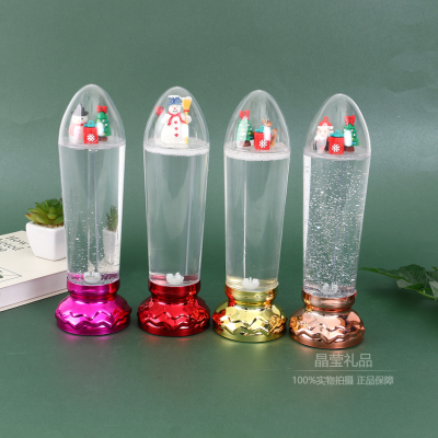 Christmas Electronic Transparent Ins Bar Shopping Window Gift Table Decoration Ambience Light Scene Decorative Ornaments Wholesale