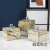 Light Luxury Living Room Bedroom Entrance Decoration Ceramic Storage Box Soft Outfit Decoration Jewelry Box Creative Decoration