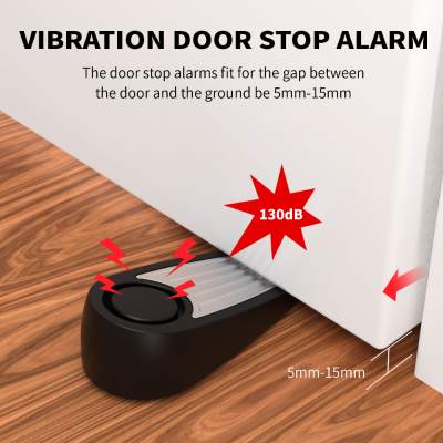 New Door Resistance Anti-Theft Alarm Door Stopper Door Seam Alarm Door Stop Alarm Female Home Travel