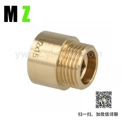 High Quality CP Extension Socket 1/2 Inch Brass Pipe Material Pipe Fitting Joints