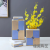 Flat Square Ceramic Storage Jar Modern Minimalist Creative Color Matching Ceramic Vase Hallway Living Room Home Ornaments