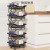 Kitchen Basket Storage Rack Floor-Standing Multi-Layer Dish Article Storage Shelf Multi-Functional Fruit and Vegetables Storage Basket Artifact