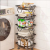 Kitchen Basket Storage Rack Floor-Standing Multi-Layer Dish Article Storage Shelf Multi-Functional Fruit and Vegetables Storage Basket Artifact