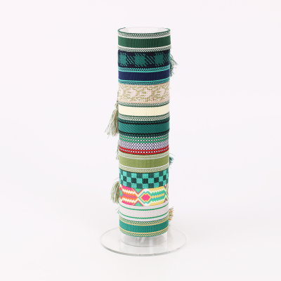 Retro Ethnic Style Webbing Pattern Carrying Strap Simple Bohemian Bracelet Fresh Mori Wholesale Cddior