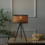 Table Lamp New Chinese Hand-Woven Table Lamp Japanese Simple Rattan Craft Lamp Three Bracket Hollow Desktop Ambience Light