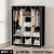 Simple wardrobe Cloth closet Dust proof clothes hanging storage cabinet