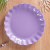 Simple Applique Round lace Fruit plate imitation Tableware Melon seeds peanut fruit plate wholesale