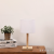 Nordic Style Solid Wood Table Lamp Japanese Style Warm Model Room Booth Lamp Lighting Indoor USB Rechargeable Desk Lamp