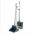 Lazy Corner Plastic Broom Dustpan Set Household Broom Silicone Sweeping Broom Floor Dustpan Combination