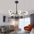   Living Room Dining-Room Lamp New Arrival 6 Heads 8 Heads 8+4 Aluminum Wire Drawing Variable Light with Three Colors Wholesale and Retail  stock
