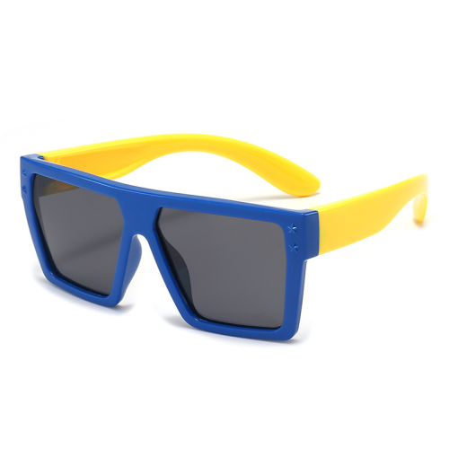 Kids Sunglasses Factory Silicone Polarized Glasses Sunglasses Baby Big Frame Children Sunshade Primary School Student Kid‘s Eyewear