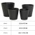 Factory Direct Supply Wholesale Open Frosted Artificial Flower Non-Hole Plastic Flower Pot Plastic Mini Green Plant Gardening Pp Basin