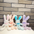 Pull Rabbit Pendant Fun Plush Pull Ears Rabbit Retractable Doll Lal Rabbit Keychain Rabbit Can Draw