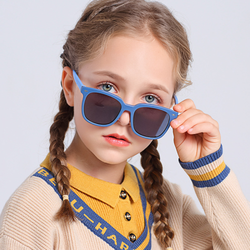 Children‘s Sunglasses Factory Silicone Polarized Glasses Sunglasses Baby Big Frame children‘s Sun-Proof Primary School Children‘s Glasses