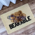 Welcome Home Home Floor Mat Silk Ring Animal Picture Home Entrance Door Floor Mat Hallway Living Room Door Non-Slop Mats