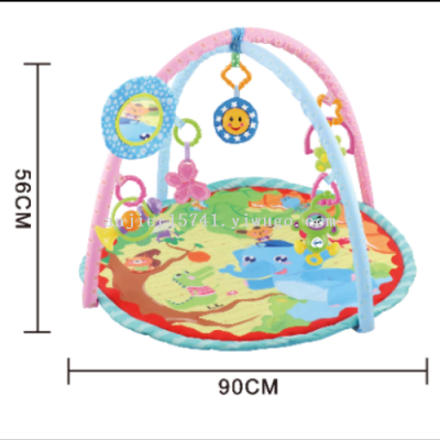Tibaby Cross-Border Wholesale Baby Crawling Mat Baby Music Game Blanket Fitness Frame Early Childhood Education for Baby Toys