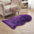 Pile Floor Covering Bedroom Bedside Bay Window Mat Sofa Cushion Wool-like Long Wool Irregular Fish-Shaped Carpet rug