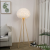 Bedroom Bedside Ins Style Nordic Solid Wood Lamp Living Room Modern Warm Iron Three Bracket Net Red Feather Floor Lamp