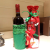 Christmas Bottle Cover Christmas Red Wine Bag Christmas Hotel Restaurant Holiday Dress up Party Supplies