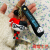 New Anime Key Chain Clown Girl Large Doll Cute Cartoon Key Button Pendant Schoolbag Pendant