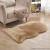 Light Luxury Popular Simple Bedroom Bedside Bay Window-Foot Sofa Fluff Wool-like Fish-Shaped Floor Mat Carpet rug