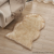 Light Luxury Popular Simple Bedroom Bedside Bay Window-Foot Sofa Fluff Wool-like Fish-Shaped Floor Mat Carpet rug