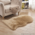 Popular European-Style Simple Bedroom Bedside Bay Window-Foot Sofa Fluffy Wool-like Fish-Shaped Floor Mat Carpet rug