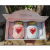 New Heart Shape Mirror Surface Cup Valentine's Day Cup Office Thermos Cup Household Water Cup Couple's Cups Gift Cup