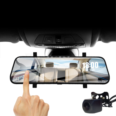 Driving Recorder Full Screen Touch DVR Front and Rear Dual Lens Car Intelligent HD Streaming Recorder