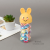 Children's Hair Band Cartoon Rabbit Bottle Small Rubber Band Large Capacity Strong Pull Constantly Thickened Hair Rope Seamless Towel Ring