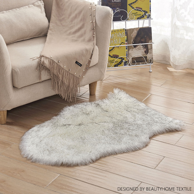 European-Style Simple Bedroom Bedside Bay Window-Foot Sofa Cushion Full Pile Carpet Wool-like Fish-Shaped Floor Mat rug