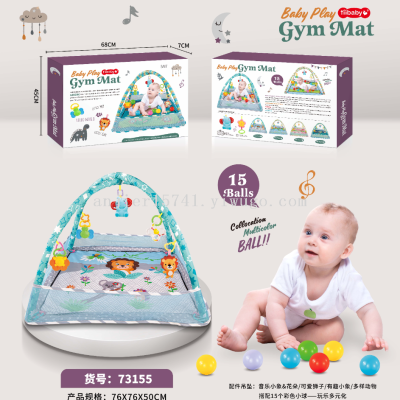 Multifunctional Music Crawling Mat with Toys Muppet Game Blanket Infant Practice Fitness Crawling Mat Baby Enlightenment