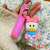 New Anime Key Chain Mickey Series Large Doll Cute Cartoon Key Button Pendant Schoolbag Pendant