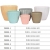 Factory Wholesale Thickened Melamine Artificial Plant Frosted Flower Pot Imitation Cement Stripe Macaron Color Imitation Porcelain Set Basin