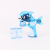 Full-Automatic Children's Dolphin Bubble Gun Cartoon Music Light Replenisher Bubble Toy TikTok Same Style Manufacturer