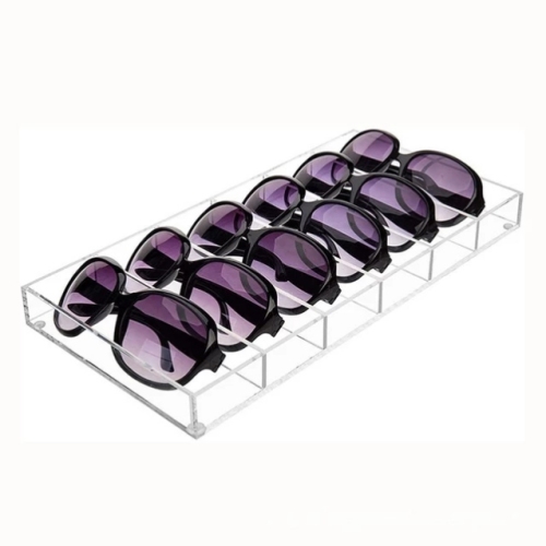 6 grids can be customized customized crystal acrylic sunglasses sunglasses optical glasses display exhibition samples storage box