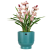 Nordic Style Ceramic Flowerpot Fashion Simple Morandi Color round Straight Flowerpot