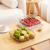 Pet Large Size 29.5*25*5.5 Fruit Plate  Coffee Table Fruit Plate Candy Dried Fruit Tray Fruit Basket