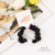 Internet Celebrity Pure Color All-Matching Pearl Intestine Hair Band Korean Ins Super Fairy Hair Rope Bun Ponytail Headdress Flower Hairtie