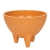 Factory Wholesale Melamine Simulation Plant Flower Pot Three-Legged Incense Burner Imitation Porcelain Succulents Gardening Ornaments Flower Pot HTT