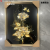 Crystal Porcelain Painting Crystal Porcelain Bright Crystal plus Diamond Line Small Fresh Feather Leaves Nordic Abstract Animal Decorative Painting Crafts