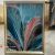 Crystal Porcelain Painting Crystal Porcelain Bright Crystal plus Diamond Line Small Fresh Feather Leaves Nordic Abstract Animal Decorative Painting Crafts