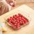 Pet Large Size 29.5*25*5.5 Fruit Plate  Coffee Table Fruit Plate Candy Dried Fruit Tray Fruit Basket