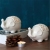 Creative Hollow Baby Elephant Home Decoration Crafts Taobao Hot Ceramic Selling Hollow Candlestick 0232