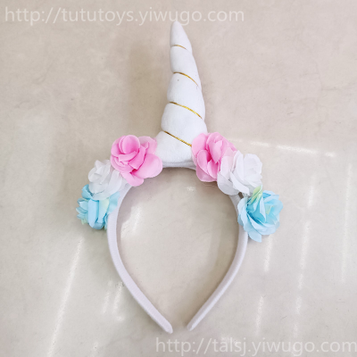 Unicorn Series Headband Pretty Girl Princess Head Buckle Halloween Carnival Party Headband