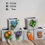 New Korean Cute Small Animal Cement Ceramic Succulent Flower Pot Creative Personality Succulent Pottery Clay Square Special