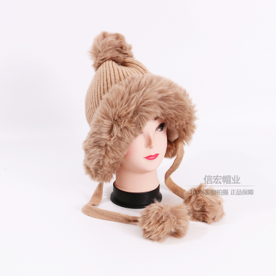 Korean Style Niche Female Ins Versatile Casual Spring and Winter Bucket Hat TikTok Same Style Ushanka Cute Pullover Hat