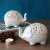 Creative Hollow Baby Elephant Home Decoration Crafts Taobao Hot Ceramic Selling Hollow Candlestick 0232